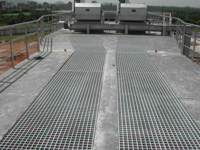 鋼格板應用于電廠平臺